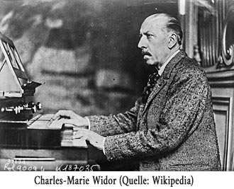 Charles-Marie Widor an der Orgel