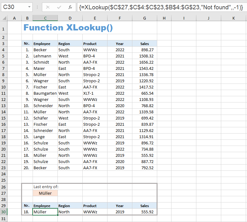 Excel Xlookup Return Multiple Values Horizontally